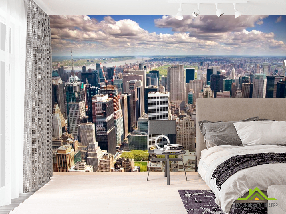 Фотообои Тучи высотки