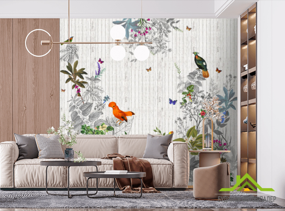 выбрать Фотообои Тропические листья Фотообои тропические листья на стену