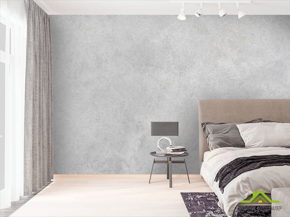 Фотошпалери Сіра стіна штукатурка