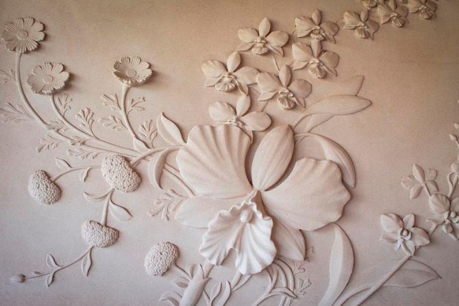 Фотошпалери Барельєфний квітка