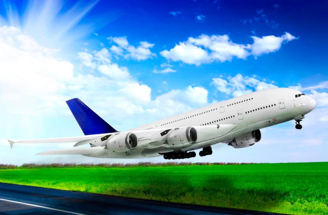 Фотошпалери Зліт літака