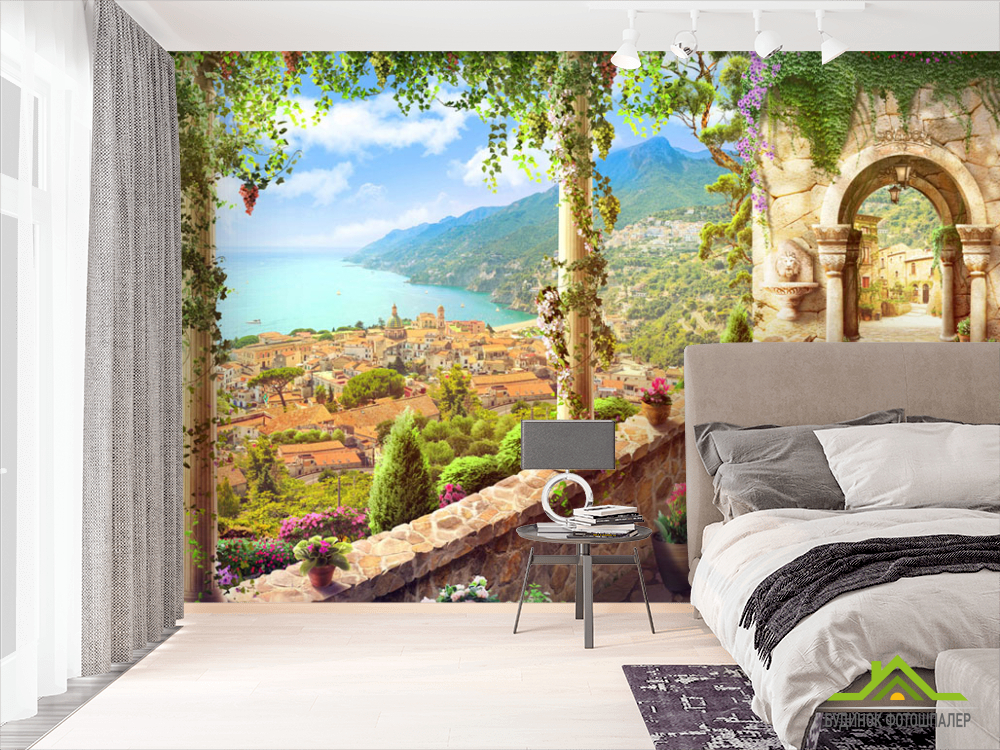 Фотошпалери Фреска вид на узбережжі