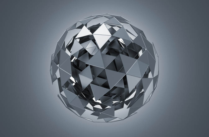 Фотошпалери 3Д куля