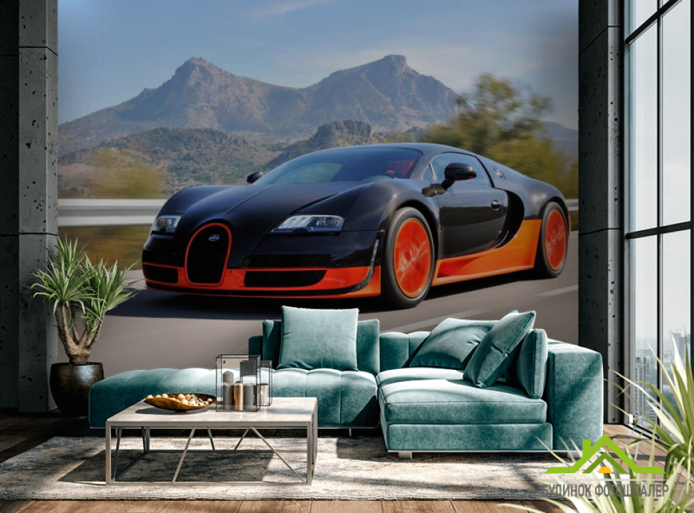 выбрать Фотообои Бугатти Фотообои Транспорт на стену