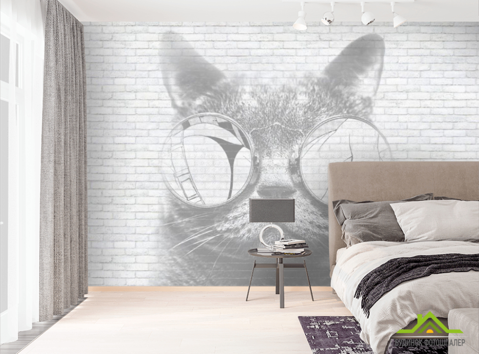 выбрать Фотообои Кот лофт стиль Фотообои лофт на стену