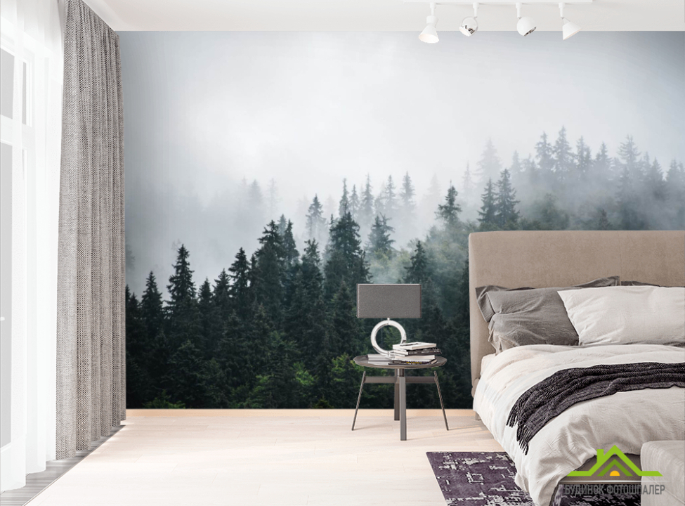выбрать Фотошпалери Туманний ліс Фотошпалери Природа на стіну
