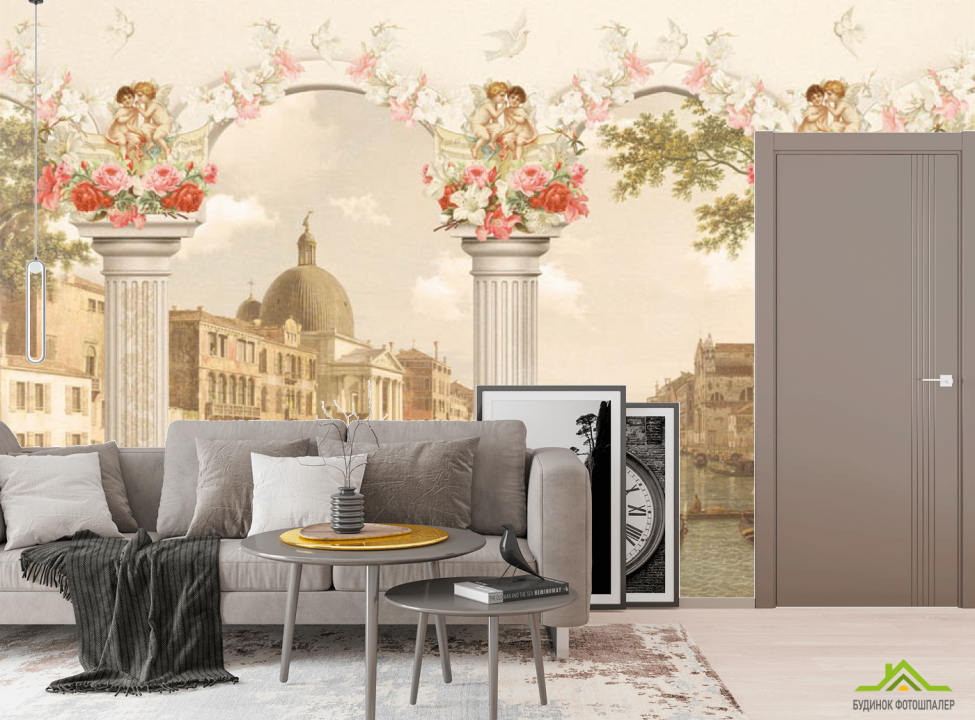 выбрать Фотообои Старинная фреска Фотообои в коридор и прихожую на стену