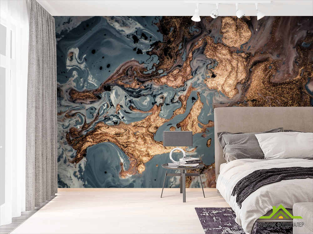 Фотошпалери Золотий флюїд