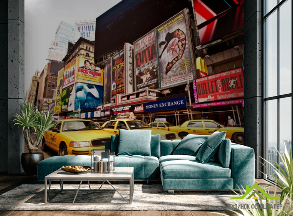 выбрать Фотошпалери Гонконг, реклама, таксі Фотошпалери Місто на стіну