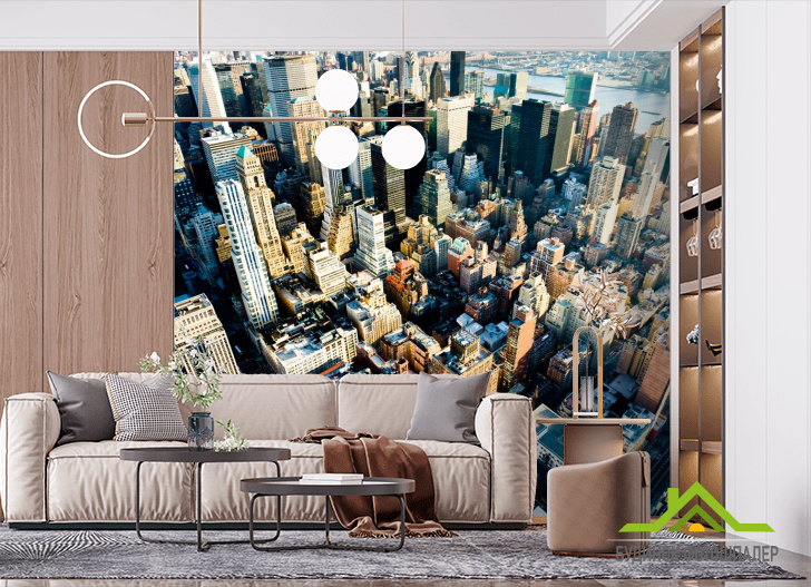Фотошпалери Місто Нью-Йорк з висоти