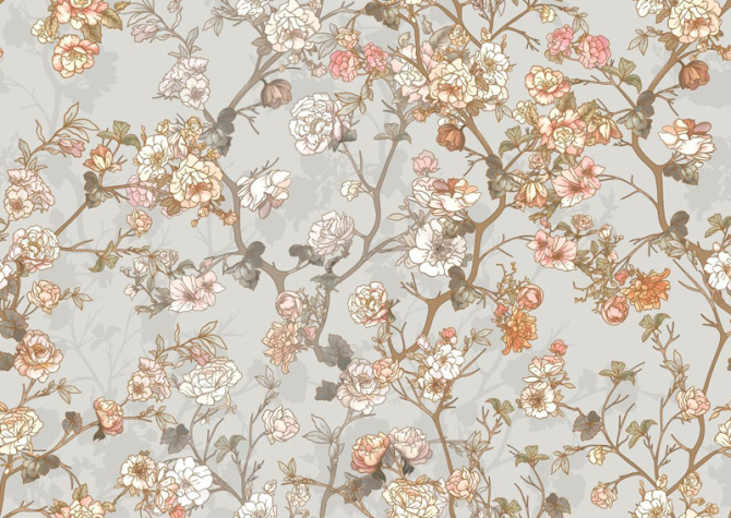 Фотообои Ветви в восточном стиле