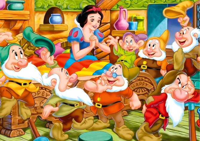 Фотошпалери Білосніжка і гноми