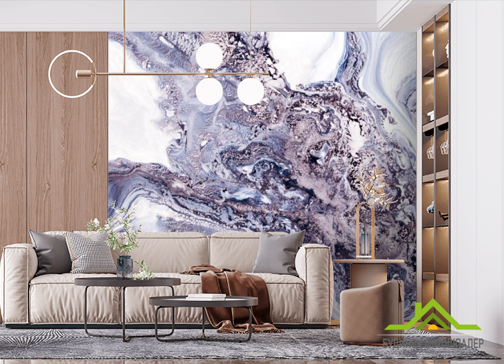 Фотошпалери Фіолетовий флюїд