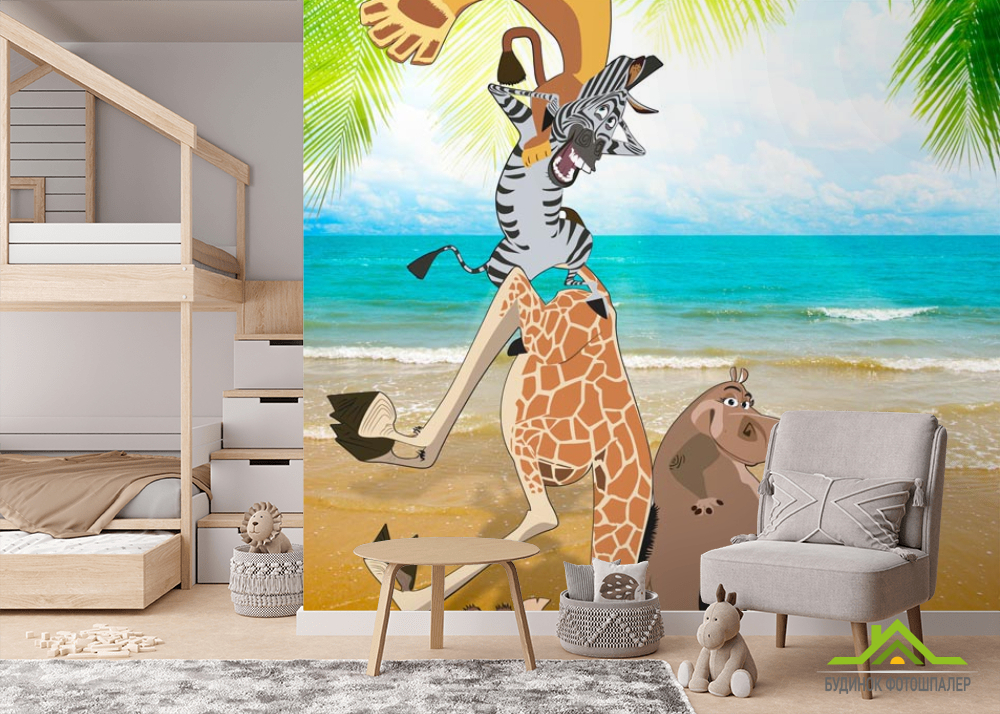 Фотообои Мадагаскарские пингвины