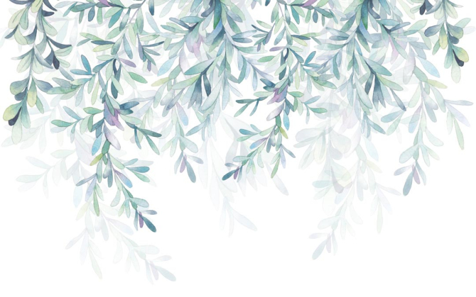 Фотошпалери Принт з листям