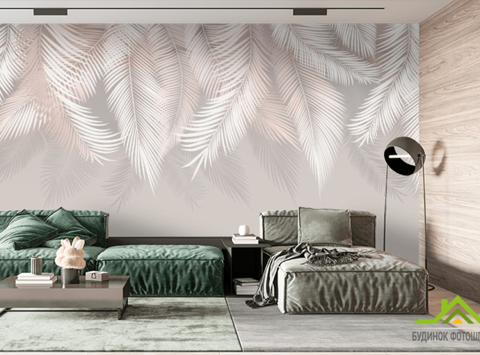 выбрать Фотообои тропические листья Фотообои Дизайнерские листья на стену