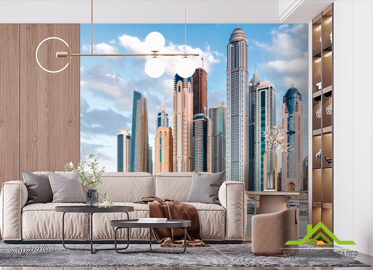 Фотошпалери Porsche на тлі міста