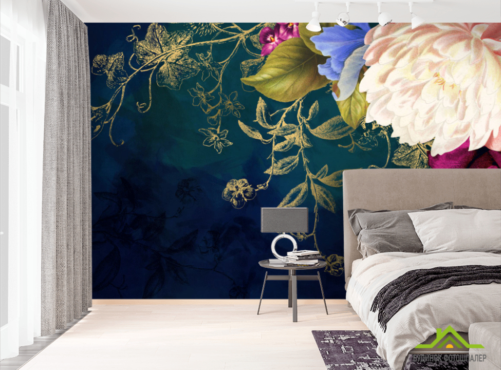 выбрать Фотошпалери Фреска із сходами Фотошпалери Квіти на стіну