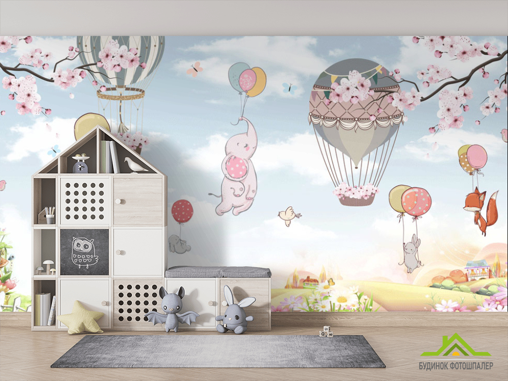 Фотошпалери Звіринець на кулях