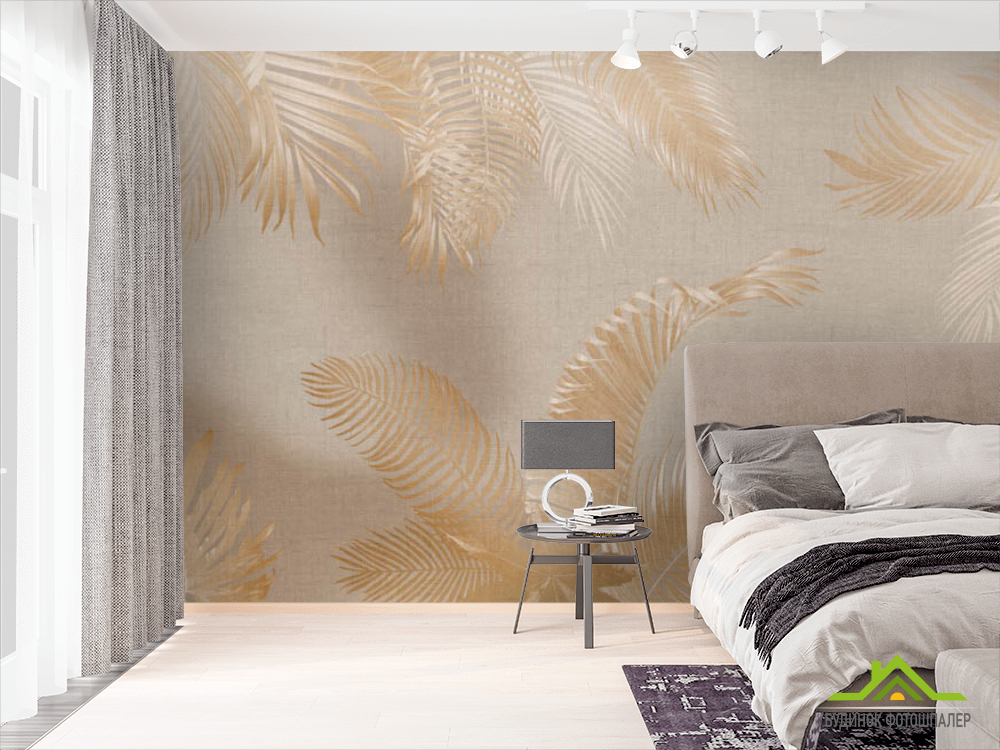 Фотообои Золотые листья