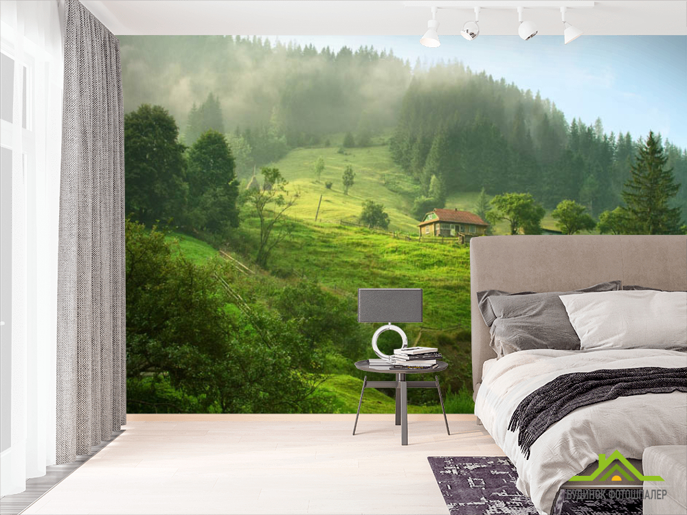 Фотошпалери особняк в лісі