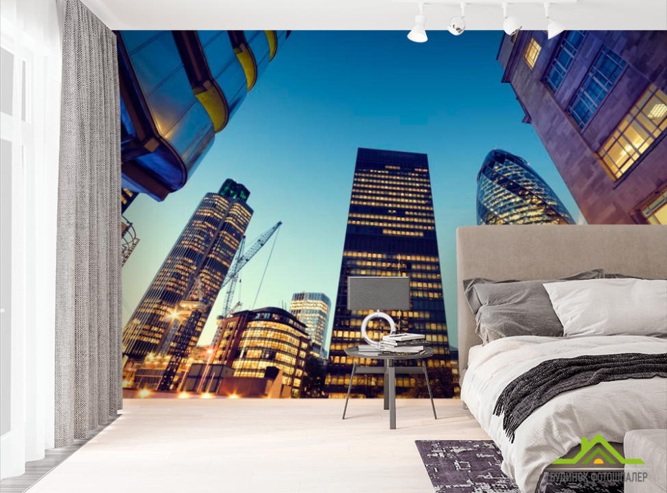 выбрать Фотообои Высотки, стройка Чикаго Фотообои Чикаго на стену