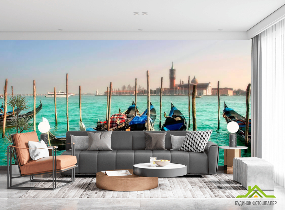 выбрать Фотошпалери Гондоли, Венеція Фотошпалери Венеція на стіну