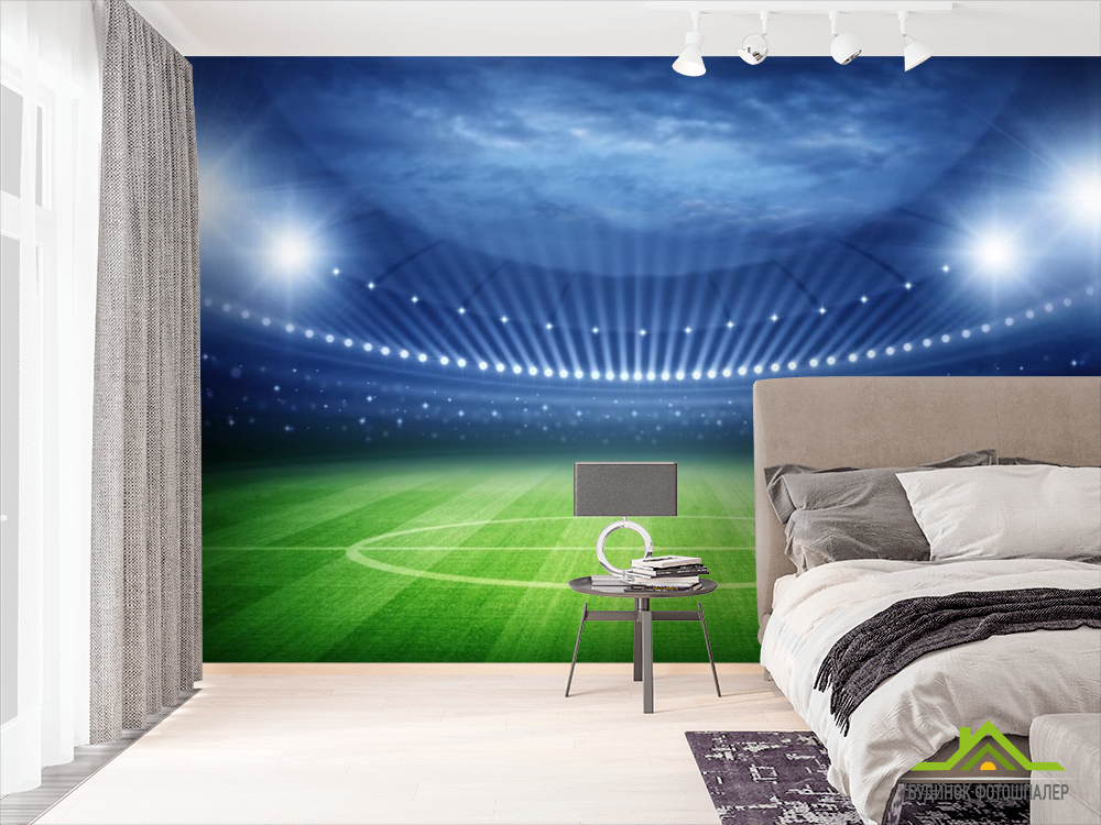 Фотообои пустой стадион