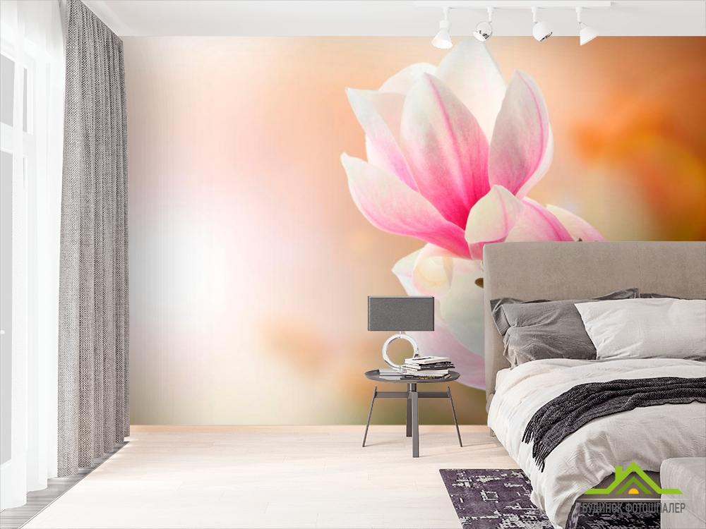 Фотошпалери На дереві розпустилися квіти