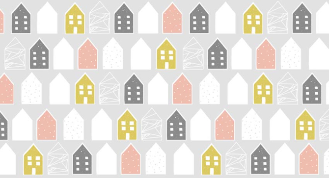 Фотошпалери Будиночки в скандинавському стилі