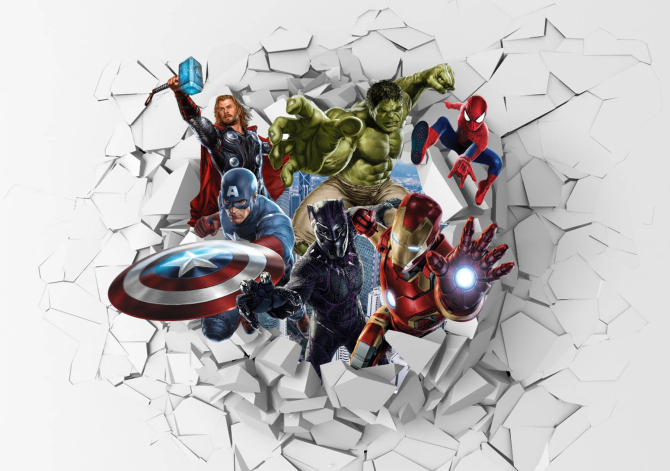 Фотошпалери 3д Месники