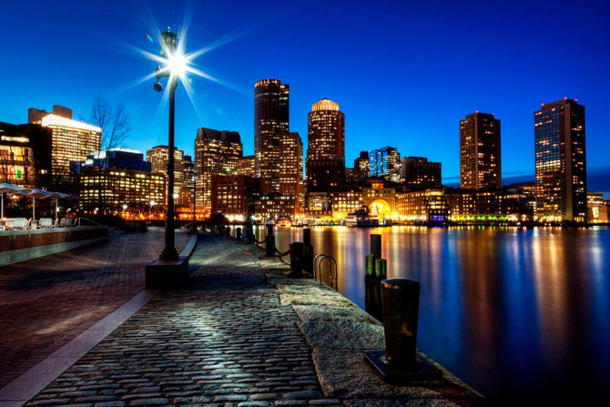 Фотошпалери Набережна, ніч