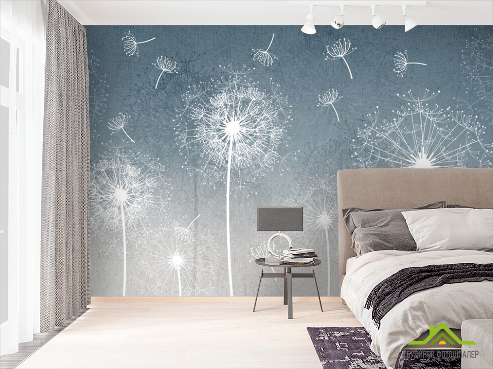 Фотообои Воздушные одуванчики