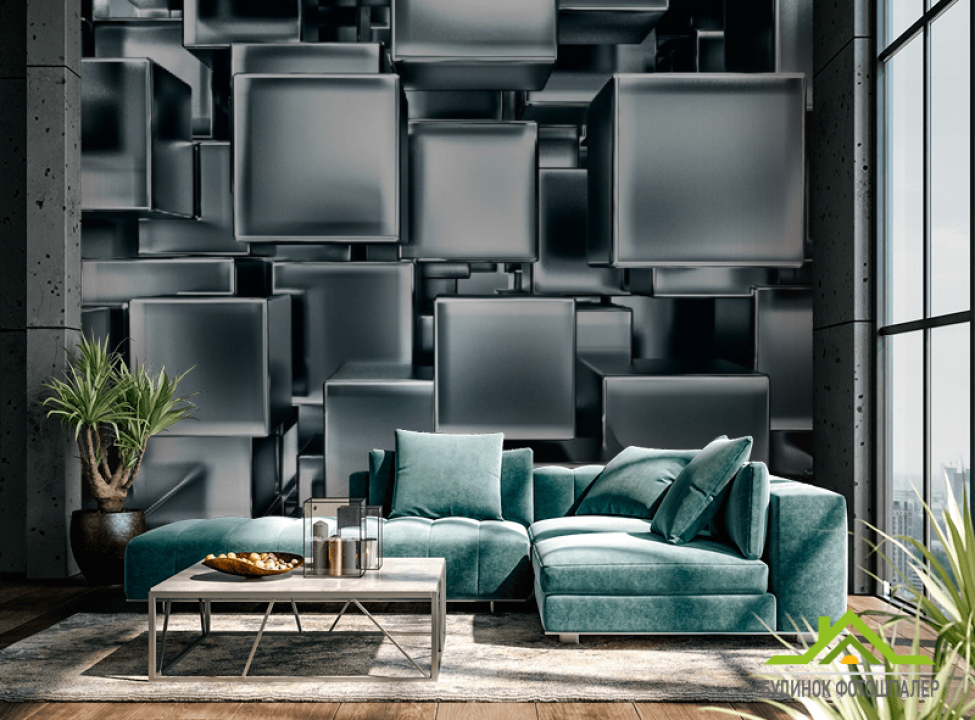 выбрать Фотошпалери 3Д Куби Фотообої по стилю на стіну