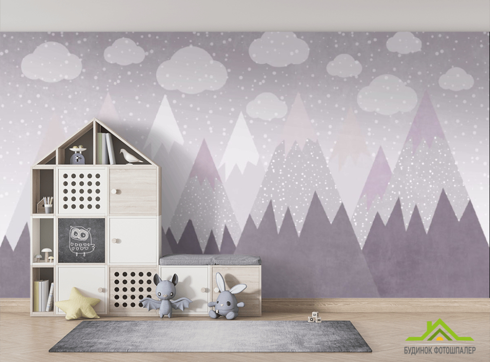 выбрать Фотошпалери Гори для дитячої Фотошпалери Little kids на стіну