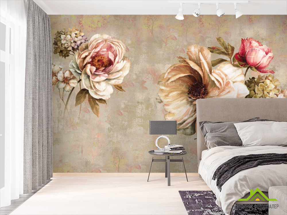 Фотообои Винтажные цветы