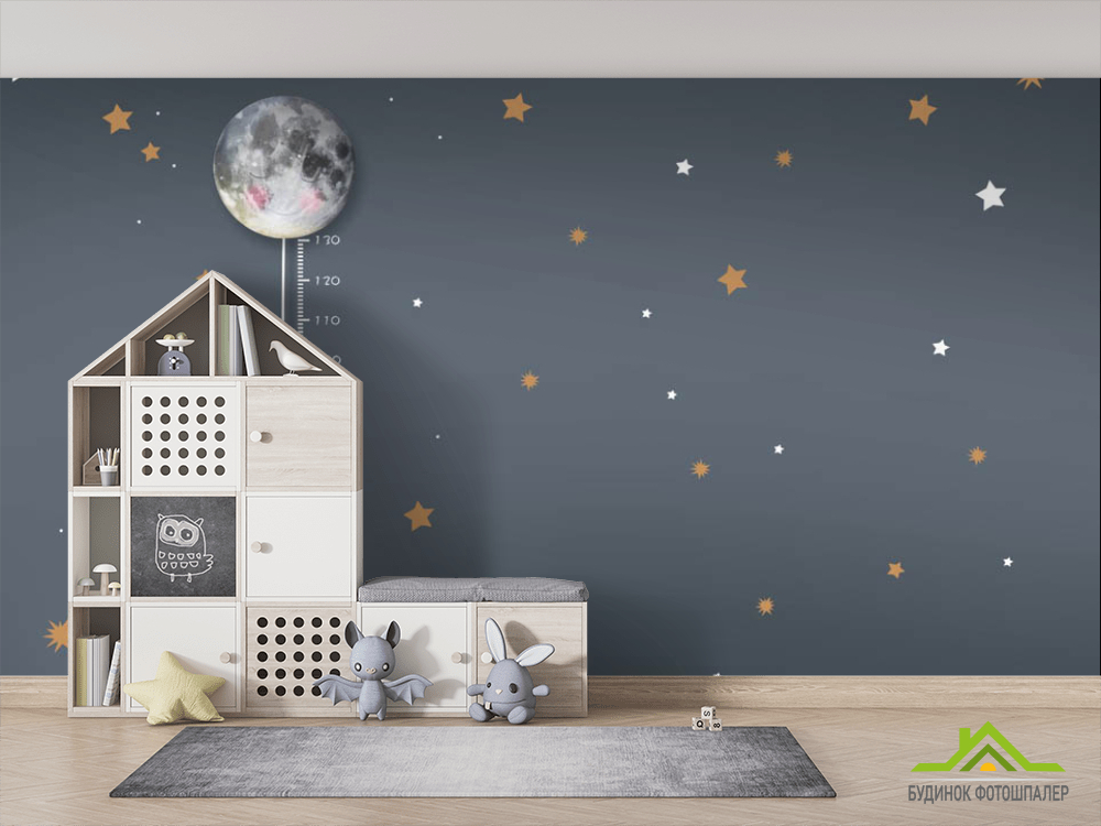 Фотообои Мишка с ростометром