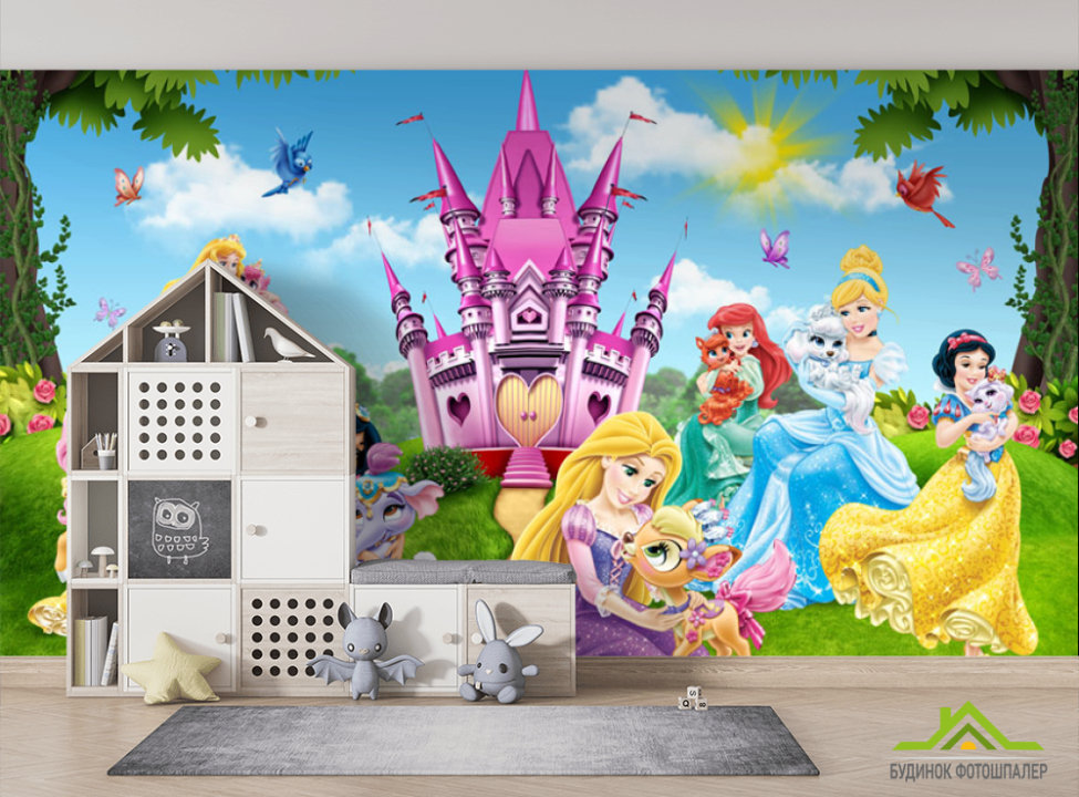 выбрать Фотошпалери Принцеси Діснея Фотошпалери Little kids на стіну