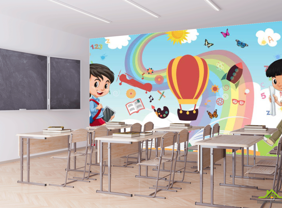 выбрать Фотошпалери для молодших класів Фотошпалери для школи на стіну