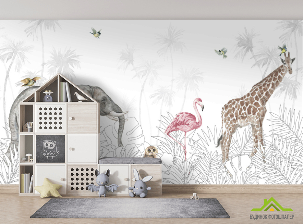 выбрать Фотообои Африканские животные Фотообои в детскую на стену