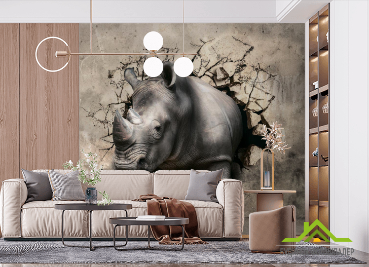 Фотошпалери Носоріг