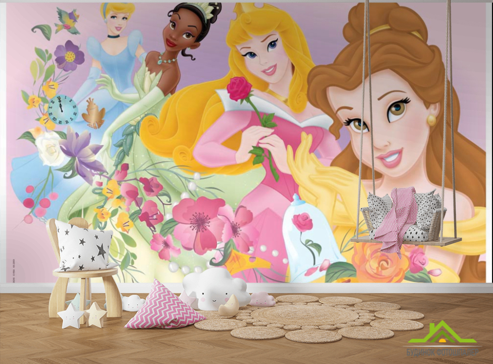 выбрать Фотообои Четыре принцессы Фотообои Принцессы на стену