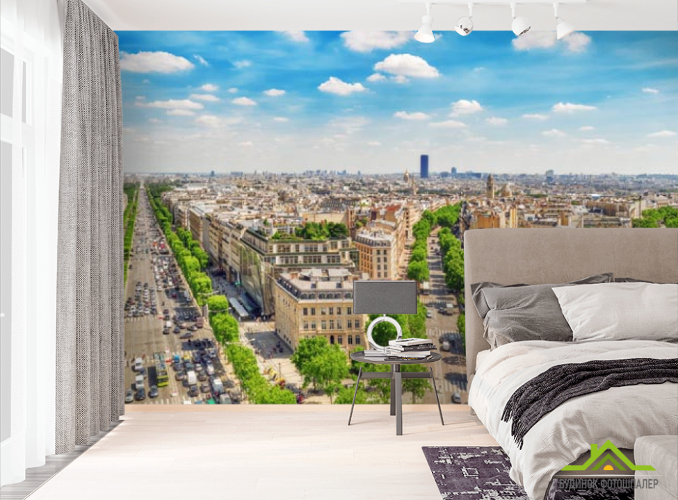 выбрать Фотообои улицы Парижа Фотообои Город на стену
