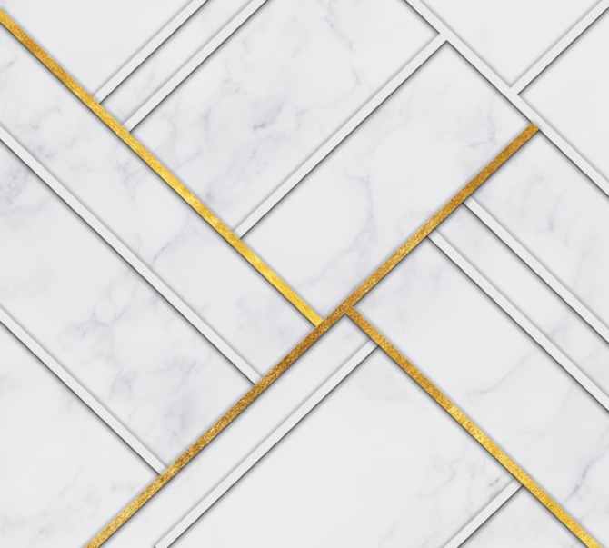 Фотообои 3д панели золото