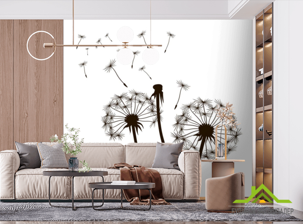 выбрать Фотообои Одуванчик Фотообои Одуванчики на стену