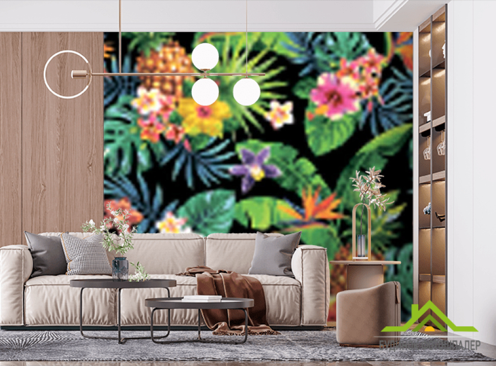 выбрать Фотообои Тропические листья Фотообои тропические листья на стену