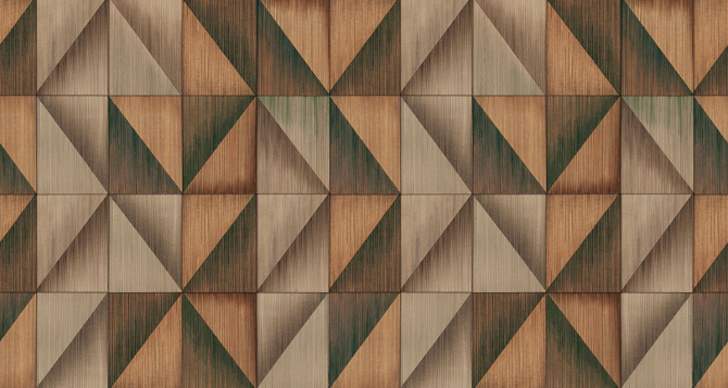 Фотошпалери Геометрія коричнева