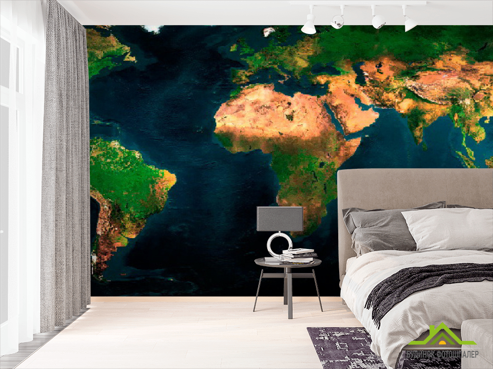 Фотошпалери Знімок з супутника