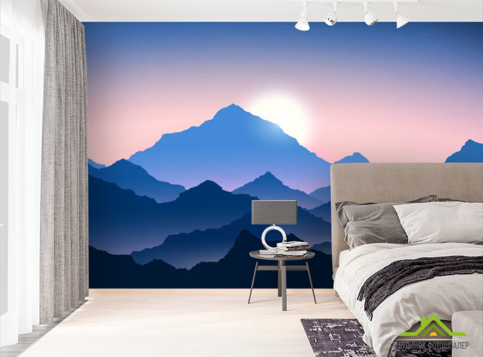 выбрать Фотошпалери гори в тумані Фотошпалери різні на стіну