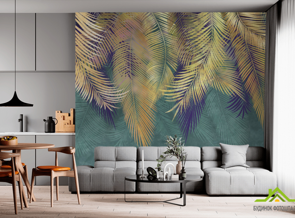 выбрать Фотообои листья для интерьера Фотообои Дизайнерские листья на стену